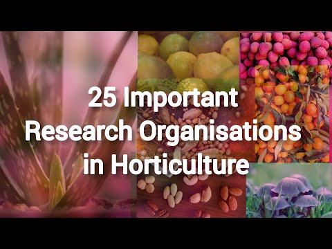 Important Horticulture Research
