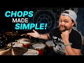 Play chops using simple drum patterns  drum lesson  that swedish drummer