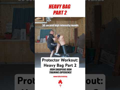 Protector Workout Heavy Bag Part 2 Churchsecurity Mma Boxing Workout Leo Fitness Muaythai