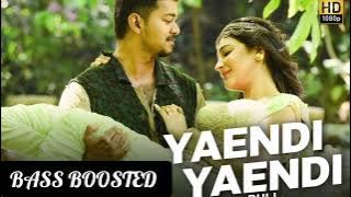 Yaendi Yaendi BASS BOOSTED | Puli | Thalapathy Vijay, DSP | @bassmix_official