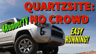 4RunnerTV:  Easy Running at Empty Quartzsite.