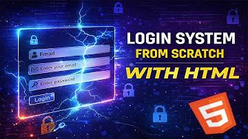 Build a Modern Login Page in HTML from Scratch | Beginner-Friendly Tutorial 🚀