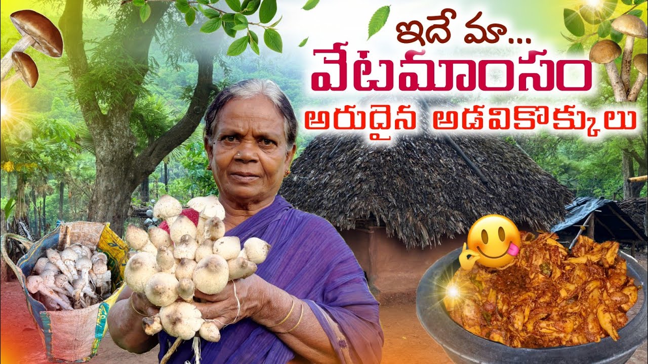 Tribal’s tasty FOOD from Rainy Forest /దసరానెలలోనే దొరికే `వేటమాంసం’ చీకటితోనే అన్వేషణ@TribalMirror 
