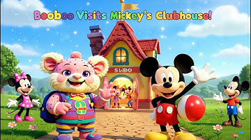 Booboo Visits Mickey’s Clubhouse 🎈 | Fun Games, Dancing & Friendship!