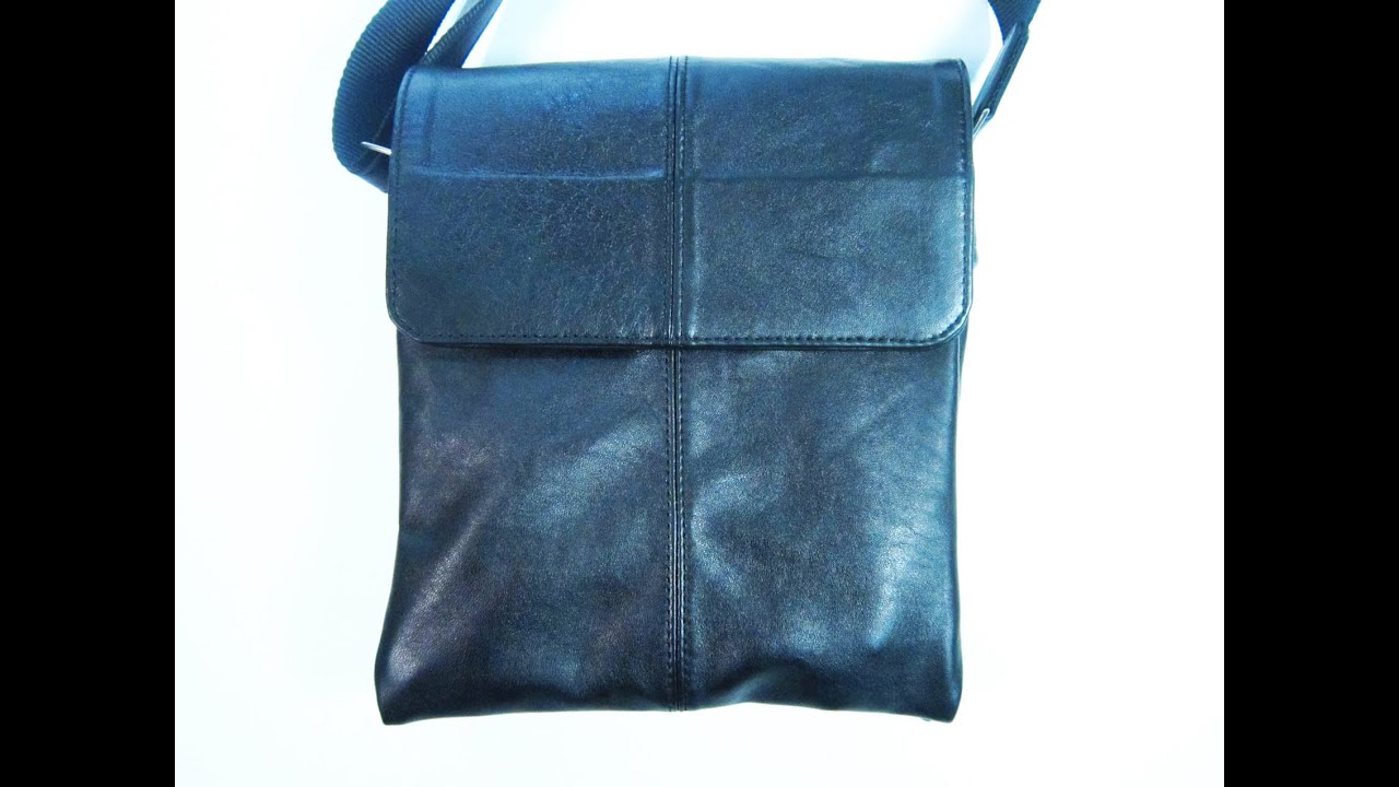 79Т Кожаная мужская сумка через плечо