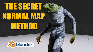 Revealing the SECRET third normal map workflow in Blender
