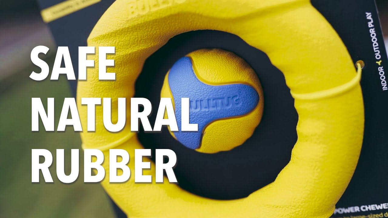 BULLTUG- Power Duo Toy Pack- Chew Ring and Fetch Ball (Bundle Set)