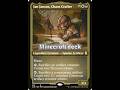 minecraft is such a nostalgic game for me. #tcg #mtg #deckbuilding #commander #edh #deck #cardgame