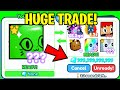 Trading my huge green balloon in pet simulator x