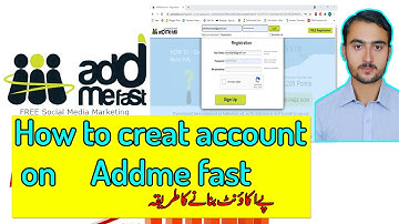 How to create account addmefast 2021 | addmefast sign up | Online Earning without investment | 2021