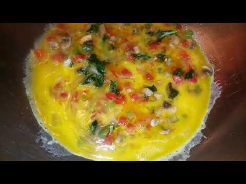 Hungry for omelet! cooking hack!