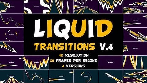 Liquid Transitions Pack V.4 DaVinci Resolve Templates