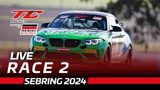 LIVE | Race 2 | Sebring International Raceway | TC America powered by Skip Barber 2024