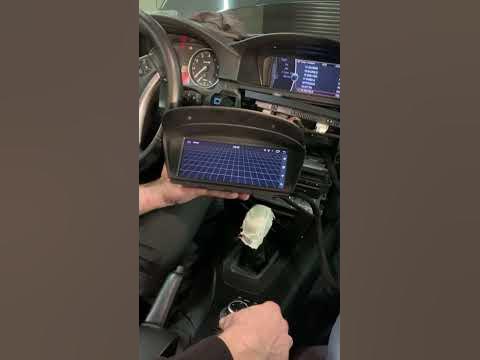 В бмв е60, е90 ставим современный мультимедиа монитор - YouTube
