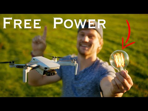 Drone Harvesting INVISIBLE High Voltage From The Sky  