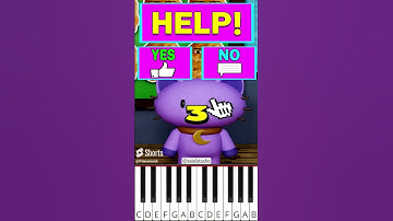 Gegagedigedagedago but Catnap? (@ssielstudio) - Octave Piano Tutorial