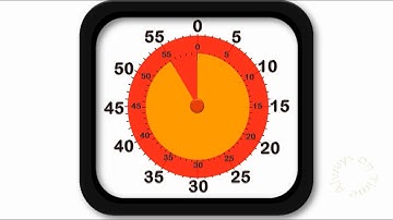 1 hour 55 minutes visual timer