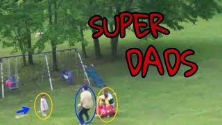 SUPERDADS saves their child at last moment.......