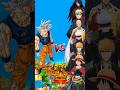 Goku vs Naruto, Ichigo, Madara, Gojo, Luffy, Deku and Saitama | #shorts #battle