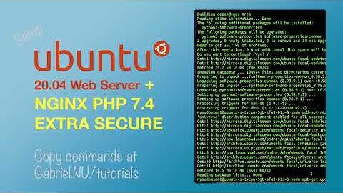 16 Steps to Setup Extra Secure Ubuntu 20.04 NGINX PHP 7.4