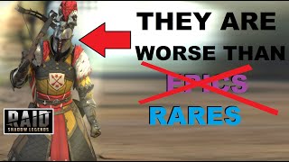 Totally Useless...the 7 Worst Legendary Champions In Raid Shadow Legends...and How To Buff Them...