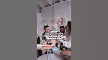 "Are you an introvert, extrovert or ambivert? find out fast! 🔥#personalitytest #psychologytest