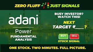 NSE:ADANIPOWER | Is Adani Power the next big stock market winner? | Stock Review in 90 Minutes