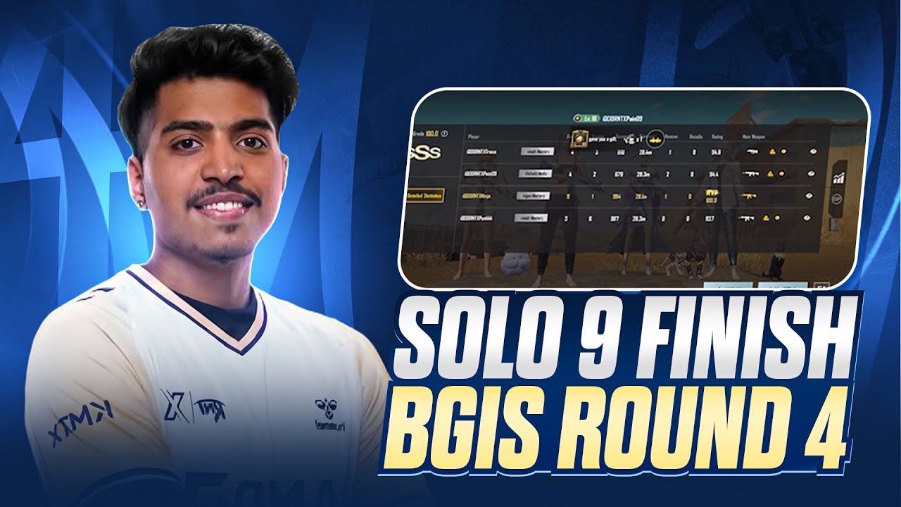 Solo 9 Finishes in BGIS R4 | 20 Finishes WWCD | Qualified for Quarterfinals  | #iQOORNTXNinja