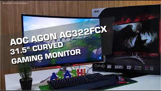 AOC Agon AG322FCX - 31.5“ Curved Gaming Monitor Overview!