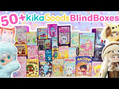 50+ KIKAGOODS BLIND BOX UNBOXING!! *♡* NOMMI, LULU PIGGY, AND MORE!!