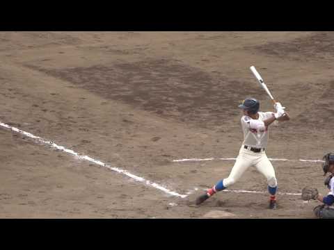 《 西川愛也 ランニングホームラン 》山村学園 - 花咲徳栄 2017年7月24日(月)第99回全国高校野球選手権埼玉大会[準決勝]