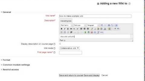How to make a simple wiki part 1