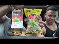 Ghetto Eating Challenge Vlog | Chest, Shoulders, Biceps Workout| @hodgetwins