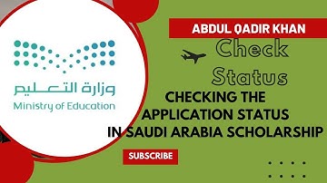 Checking the application status || Study in saudi portal || How to check the apply status