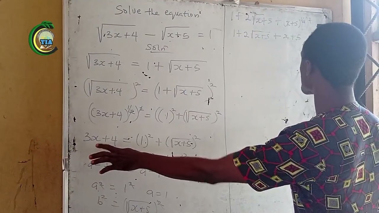 Simplifying Surd equation 