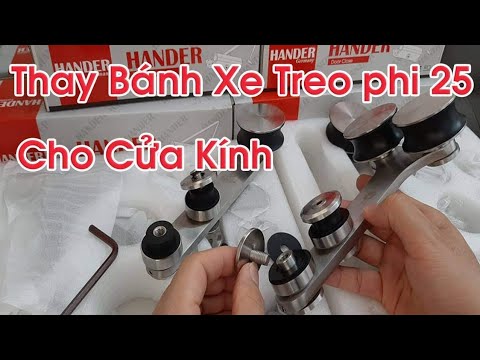 Video Cách Thay thế Bộ Bánh Xe Treo Trượt Phi 25 Cho Cửa... - youtube