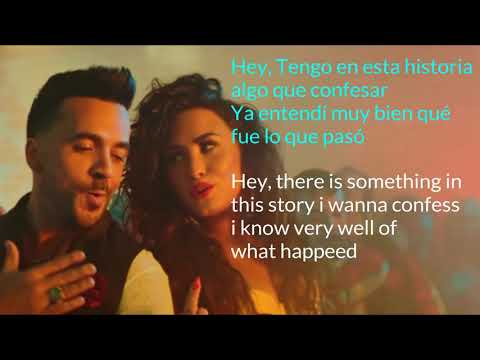 Luis Fonsi ,Demi Lovato Echame LA Culpa Song Lyrics English + Spanish