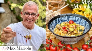 PASTA with FRIED ZUCCHINI and SWORDFISH (similar to NERANO) - Recipe by Chef Max Mariola