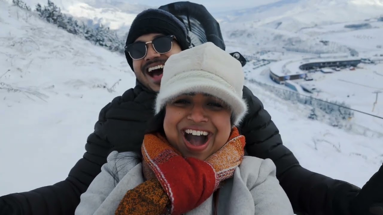 Cinematic Shahdag Snow Activity Video