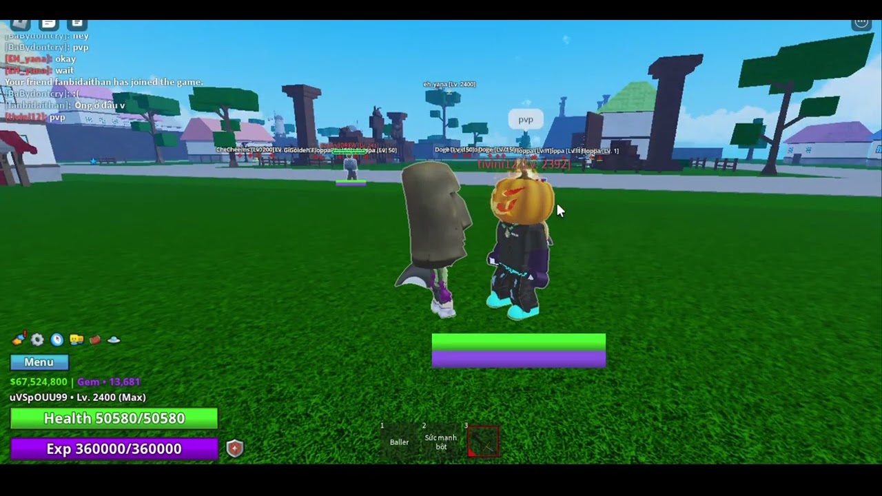 hành trình pvp lên 1m bounty trong game meme sea( part1)