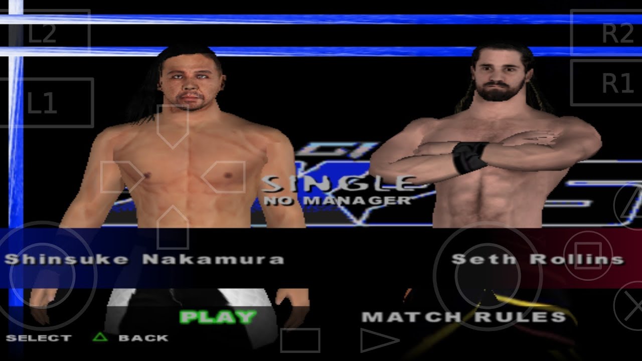 [Ngabulin Request] Shinsuke Nakamura vs Seth Rollins Difficult Smackdown | Hctp Mod 
