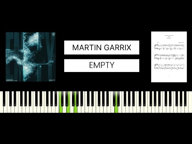 Martin Garrix, DubVision, Jaimes - Empty (BEST PIANO TUTORIAL u0026 COVER) class=