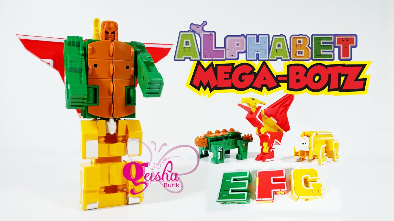 Robot Alphabet E F G Dinosaurus Toys Wiki Youtube