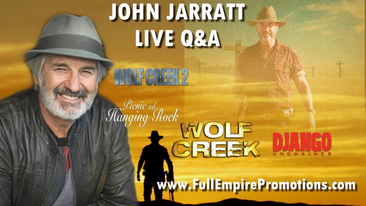 John Jarratt Live Q&A YouTube