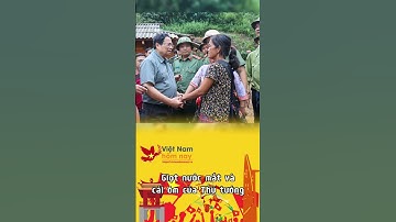 Giọt nước mắt và cái ôm của Thủ tướng