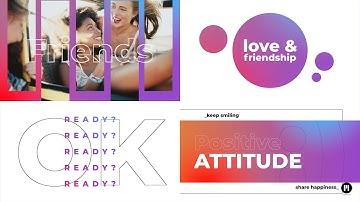 Positive Vibes Slideshow Modular Template for Apple Motion & FCPX - MotionVFX