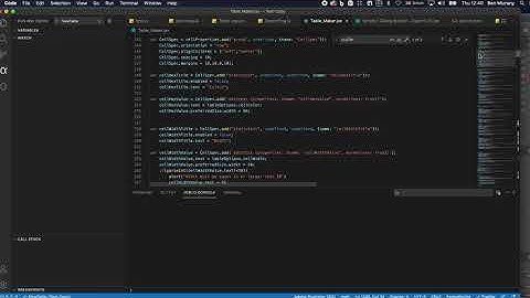 Adobe Illustrator CSV to Table Maker