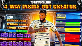 NEW 4-WAY INSIDE-OUT SHOT CREATOR BEST BUILDS are GAME BREAKING on NBA 2K23