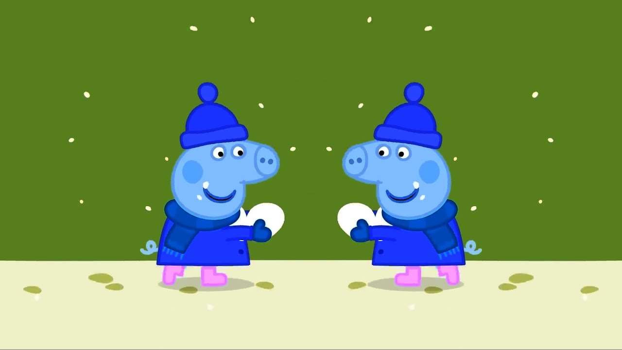 Snowball fight, George! sponsored by Preview 2 Effects!