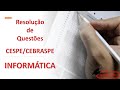 Questões CESPE de Informática - PF PRF